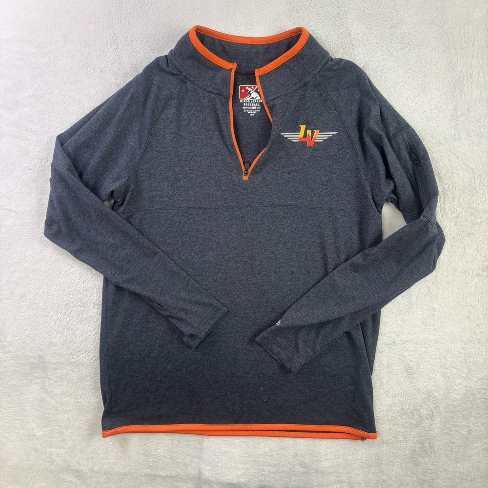 New Era Minor League Baseball Las Vegas Aviators Blue 1/4 Zip Youth Large